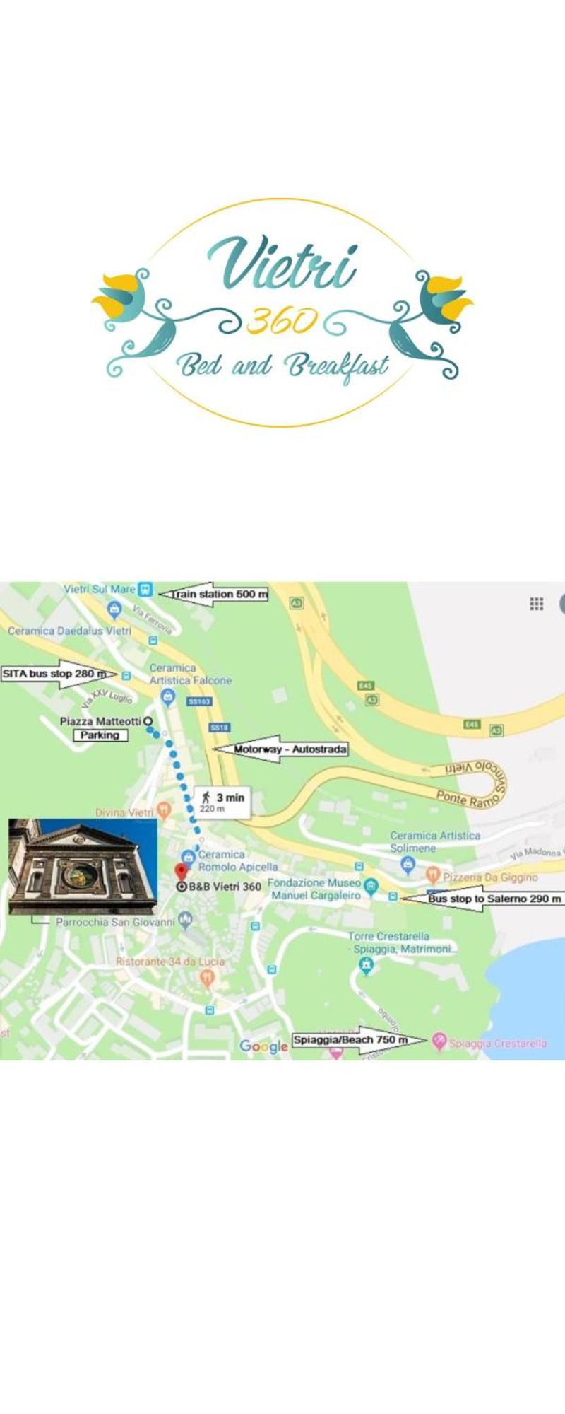 B&B Vietri 360 Екстер'єр фото